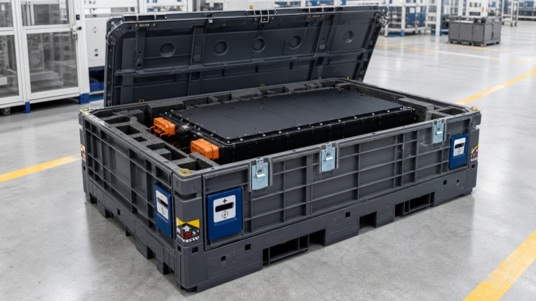 Returnable Packaging for Industrial Lithium Battery Packs