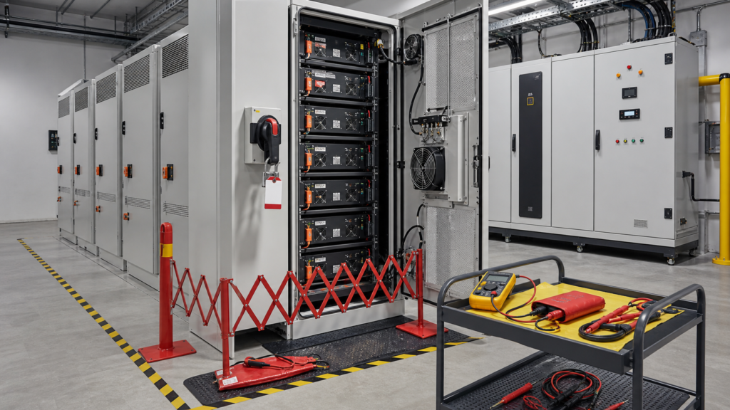 ESS Rack Maintenance Isolation and Bypass: Energy-Control Procedure and Test Matrix